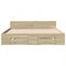 vidaXL Bed Frame with Drawers without Mattress Sonoma Oak 150x200 cm King Size