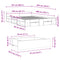 vidaXL Bed Frame with Drawers without Mattress White 120x200 cm