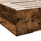 vidaXL Bed Frame with Drawer without Mattress Smoked Oak 90x190 cm Single