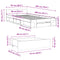 vidaXL Bed Frame with Drawer without Mattress Grey Sonoma 90x200 cm