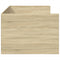 vidaXL Daybed with Drawers without Mattress Sonoma Oak 100x200 cm