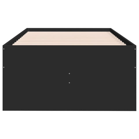 vidaXL Daybed with Drawers without Mattress Black 100x200 cm