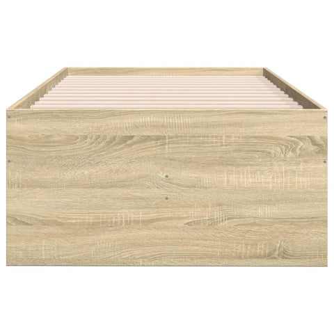 vidaXL Daybed with Drawers without Mattress Sonoma Oak 90x190 cm Single