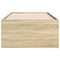 vidaXL Daybed with Drawers without Mattress Sonoma Oak 90x190 cm Single