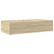 vidaXL Daybed with Drawers without Mattress Sonoma Oak 90x190 cm Single