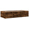 vidaXL Daybed with Drawers without Mattress Smoked Oak 90x190 cm Single