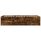 vidaXL Daybed with Drawers without Mattress Smoked Oak 90x190 cm Single