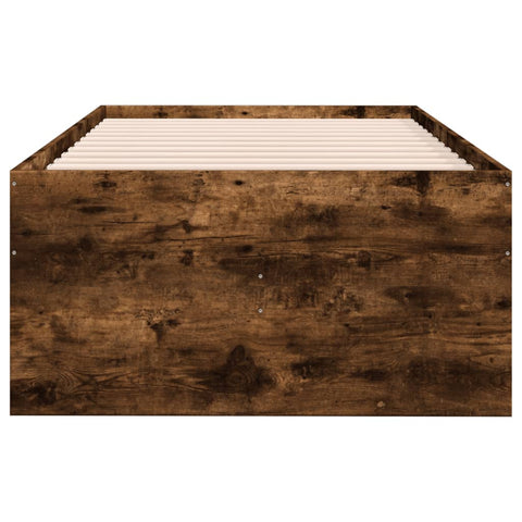 vidaXL Daybed with Drawers without Mattress Smoked Oak 90x190 cm Single