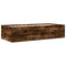 vidaXL Daybed with Drawers without Mattress Smoked Oak 90x190 cm Single