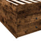 vidaXL Daybed with Drawers without Mattress Smoked Oak 90x190 cm Single