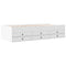 vidaXL Daybed with Drawers without Mattress White 75x190 cm Small Single