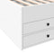 vidaXL Daybed with Drawers without Mattress White 75x190 cm Small Single