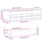 vidaXL Daybed with Drawers without Mattress White 75x190 cm Small Single
