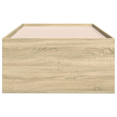 vidaXL Daybed with Drawers without Mattress Sonoma Oak 75x190 cm Small Single