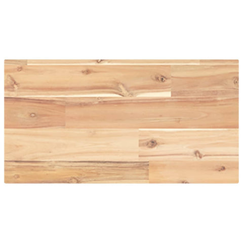 vidaXL Floating Shelf 60x20x2 cm Untreated Solid Wood Acacia