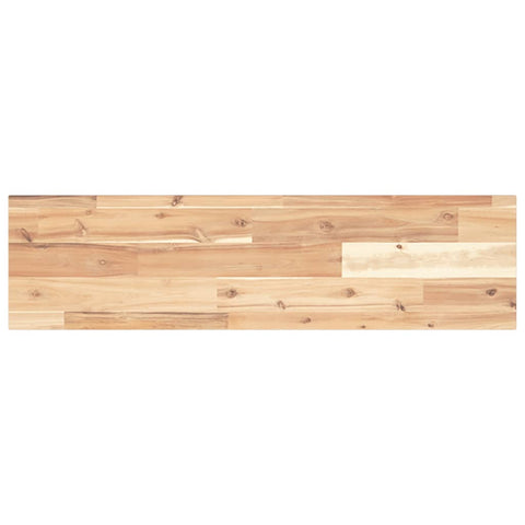 vidaXL Floating Shelf 80x20x2 cm Untreated Solid Wood Acacia