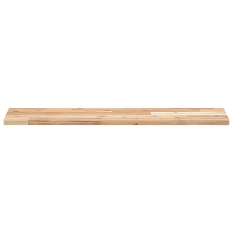 vidaXL Floating Shelf 80x20x2 cm Untreated Solid Wood Acacia