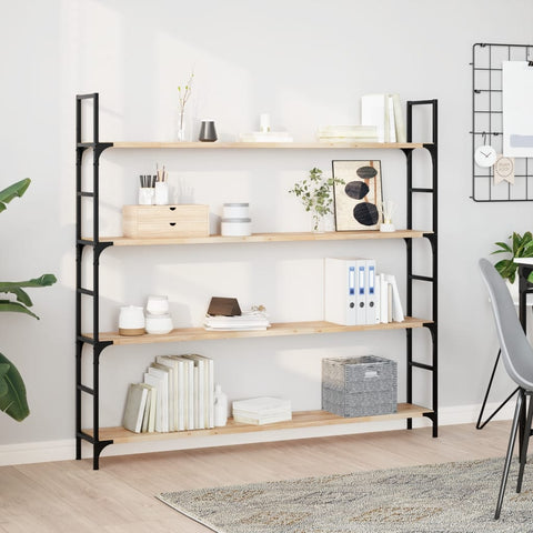vidaXL Floating Shelf 160x20x2 cm Untreated Solid Wood Acacia