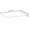 vidaXL Floating Shelf 40x30x2 cm Untreated Solid Wood Acacia