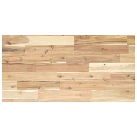vidaXL Floating Shelf 100x40x2 cm Untreated Solid Wood Acacia