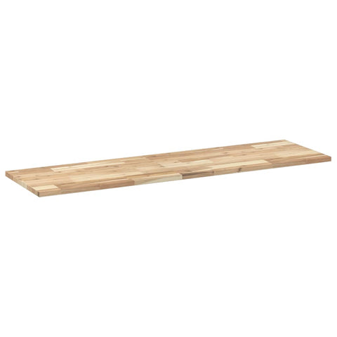 vidaXL Floating Shelves 4 pcs 120x40x2 cm Untreated Solid Wood Acacia