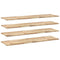 vidaXL Floating Shelves 4 pcs 160x40x2 cm Untreated Solid Wood Acacia