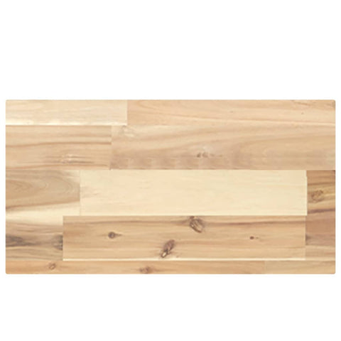 vidaXL Floating Shelf 60x20x4 cm Untreated Solid Wood Acacia