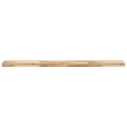vidaXL Floating Shelf 120x20x4 cm Untreated Solid Wood Acacia