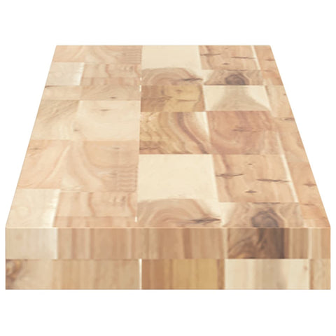 vidaXL Floating Shelf 160x20x4 cm Untreated Solid Wood Acacia