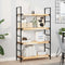 vidaXL Floating Shelf 100x30x4 cm Untreated Solid Wood Acacia