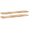 vidaXL Floating Shelves 2 pcs 120x30x4 cm Untreated Solid Wood Acacia