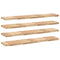 vidaXL Floating Shelves 4 pcs 120x30x4 cm Untreated Solid Wood Acacia