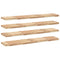 vidaXL Floating Shelves 4 pcs 140x30x4 cm Untreated Solid Wood Acacia