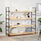 vidaXL Floating Shelf 140x40x4 cm Untreated Solid Wood Acacia