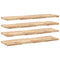 vidaXL Floating Shelves 4 pcs 140x40x4 cm Untreated Solid Wood Acacia