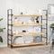 vidaXL Floating Shelves 4 pcs 160x40x4 cm Untreated Solid Wood Acacia