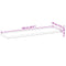 vidaXL Floating Shelf 100x20x2 cm Oil Finished Solid Wood Acacia