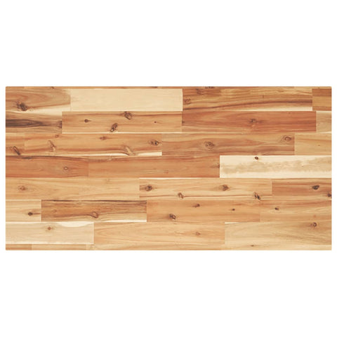 vidaXL Floating Shelf 100x40x2 cm Oil Finished Solid Wood Acacia
