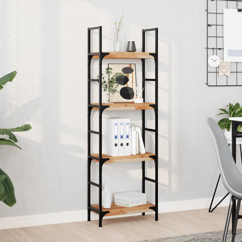 vidaXL Floating Shelves 4 pcs 60x20x4 cm Oil Finished Solid Wood Acacia
