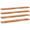 vidaXL Floating Shelves 4 pcs 120x20x4 cm Oil Finished Solid Wood Acacia