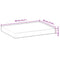 vidaXL Floating Shelf 40x30x4 cm Oil Finished Solid Wood Acacia