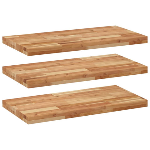vidaXL Floating Shelves 3 pcs 100x40x4 cm Oil Finished Solid Wood Acacia