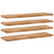 vidaXL Floating Shelves 4 pcs 140x40x4 cm Oil Finished Solid Wood Acacia