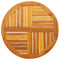 vidaXL Table Top Ø70x2 cm Round Solid Wood Acacia