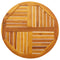 vidaXL Table Top Ø70x2 cm Round Solid Wood Acacia