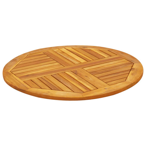 vidaXL Table Top Ø80x2.2 cm Round Solid Wood Acacia
