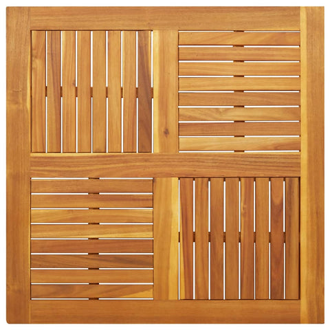 vidaXL Table Top 90x90x2.2 cm Square Solid Wood Acacia