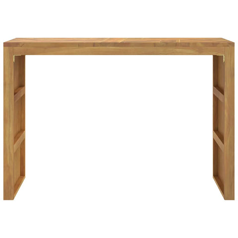 vidaXL Console Table 110x35x75 cm Solid Wood Teak