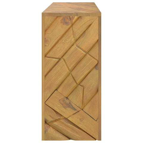 vidaXL Console Table 110x35x75 cm Solid Wood Teak