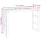 vidaXL Console Table 110x35x75 cm Solid Wood Teak